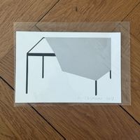 Siebdruck Christoph Niemann Dining Table 2018 signiert