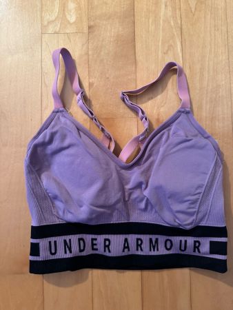 Sport BH Under Armour lila schwarz