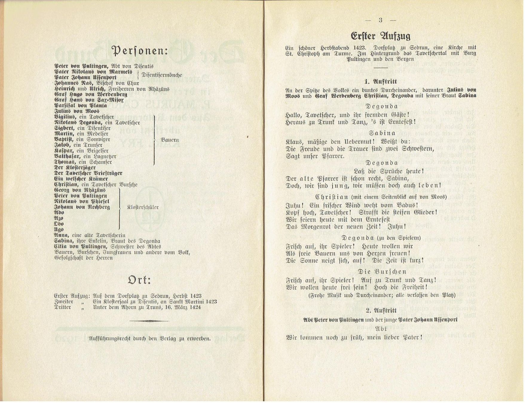 Libri: Der Graue Bund 1926 – Usato da Flims - Dorf venduto da Stagediver 2