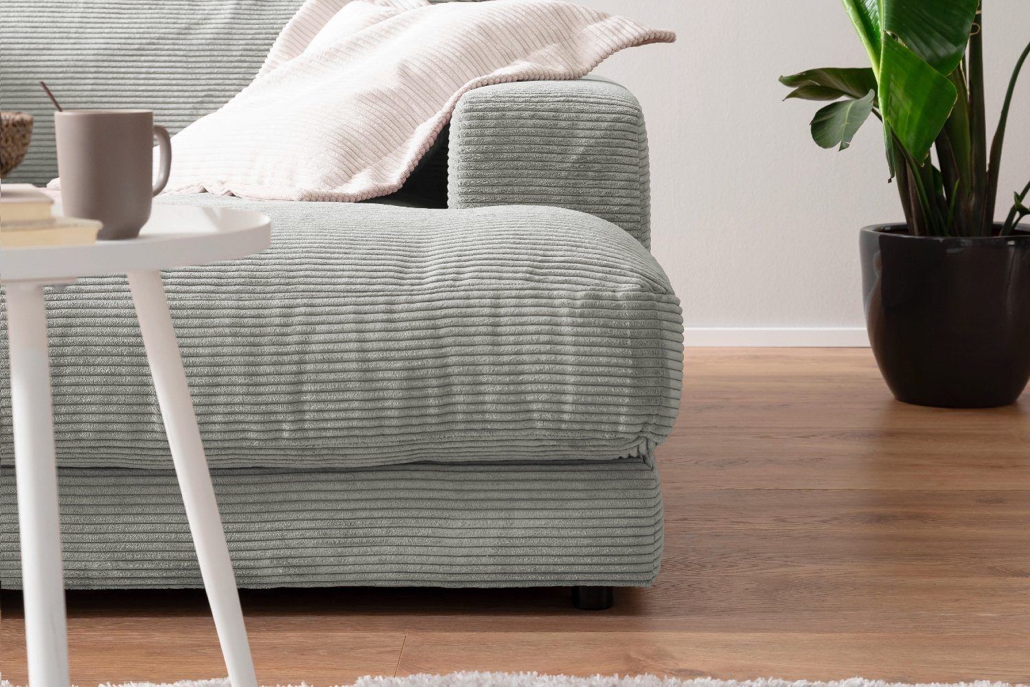 Divani: Big Sofa High End in Cord light grey – Nuovo e nell'imballaggio originale da Bischofszell venduto da deluxe-moebel 6