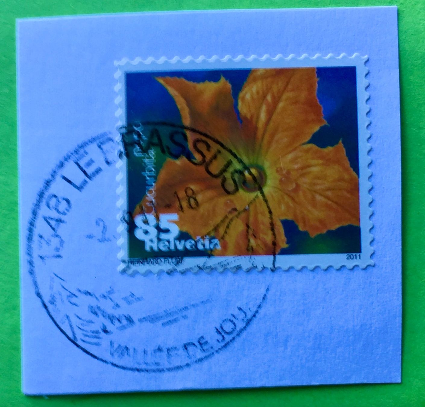 Tutti i francobolli: Nr.1376 Dauermarken Gemüseblüten 2011 mit Stempelt Zucchini – Usato da Aarau venduto da Billa007