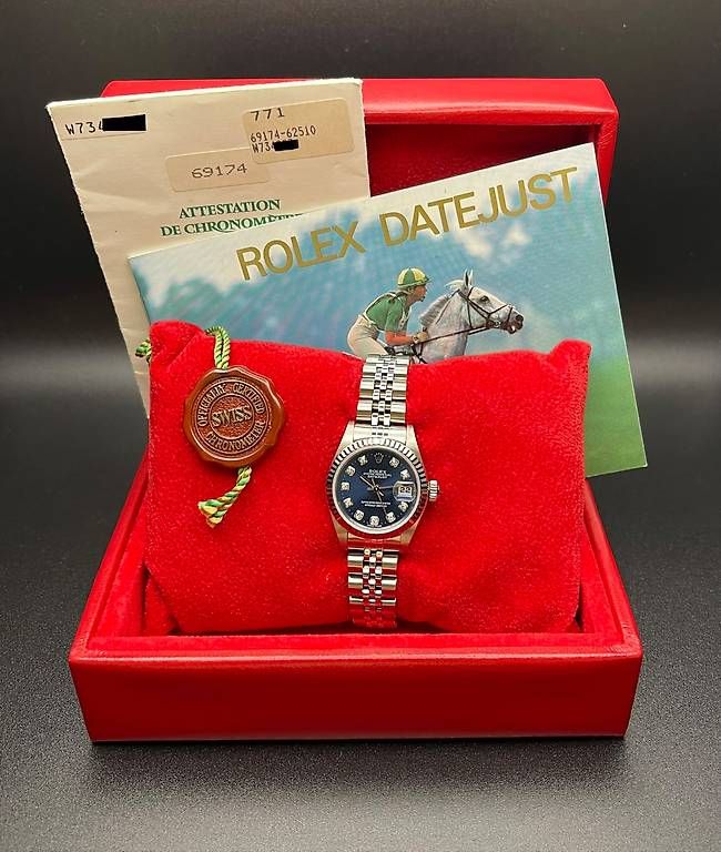 Rolex Uhren: Rolex Lady-Datejust 26mm  Ref. 69174  Jubilee Blue Diamond – Gebraucht aus Lugano von luganotopwatches 6