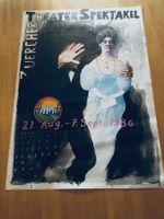 Plakat - Zürcher Theaterspektakel - 21. Aug. - 7. Sept. 1986
