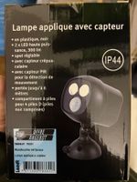 Landi Wandleuchte mit Sensor, Aussenlampe, Neu! IP44 46
