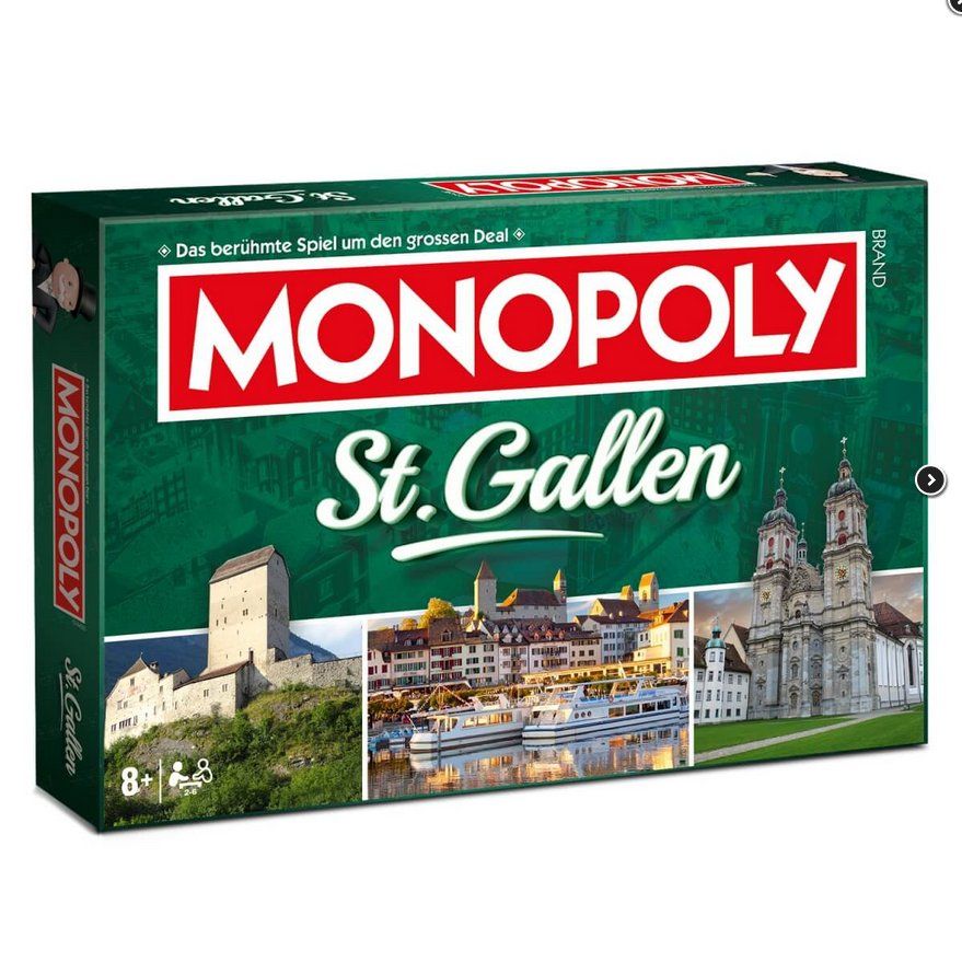 Giochi: Monopoly - St. Gallen – Nuovo e nell'imballaggio originale da Oensingen venduto da Liquidations-Shop 1