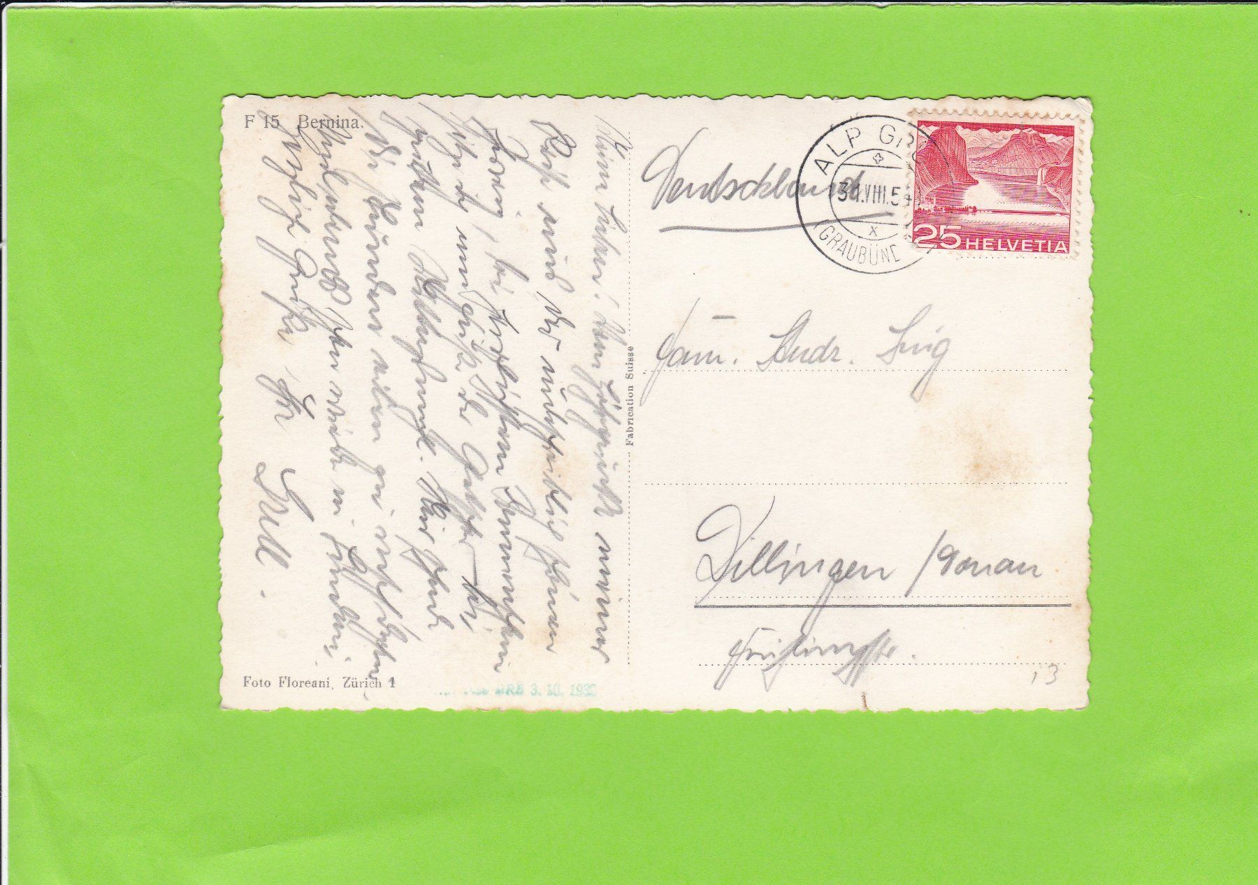 Cartes postales: Bernina – D'occasion à St. Peterzell par neckertal 1
