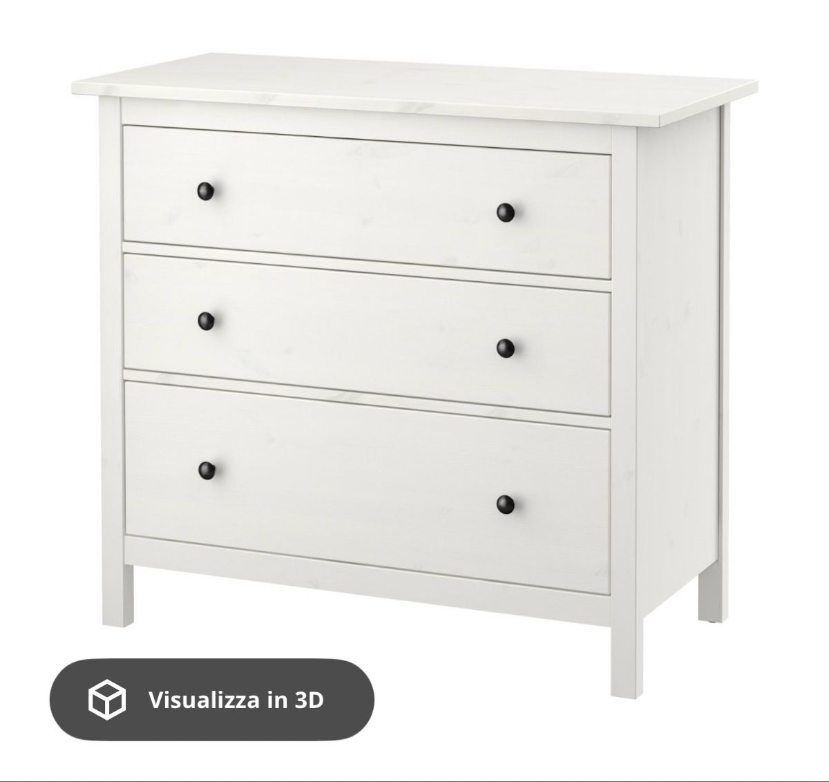 Commodes: HEMNES Kommode mit 3 Schubladen von IKEA – D'occasion à Chur par neg_y8yj 1