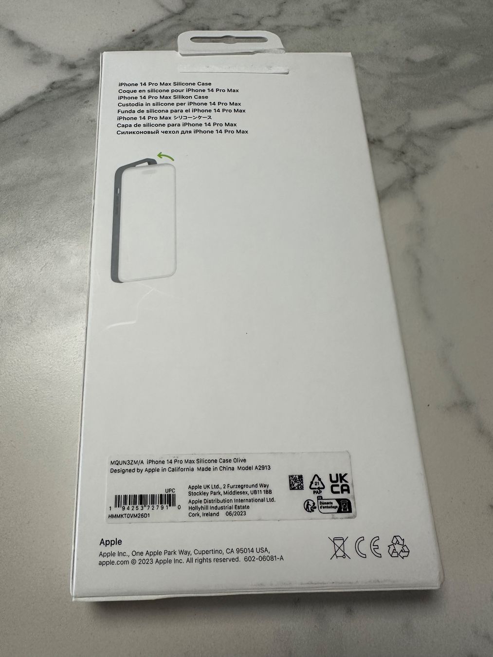 Apple Cover & Protezioni schermo: iPhone 14 Pro Max Silikon Hülle (Olive) – Nuovo (secondo la descrizione) da Zug venduto da cvTrex 3
