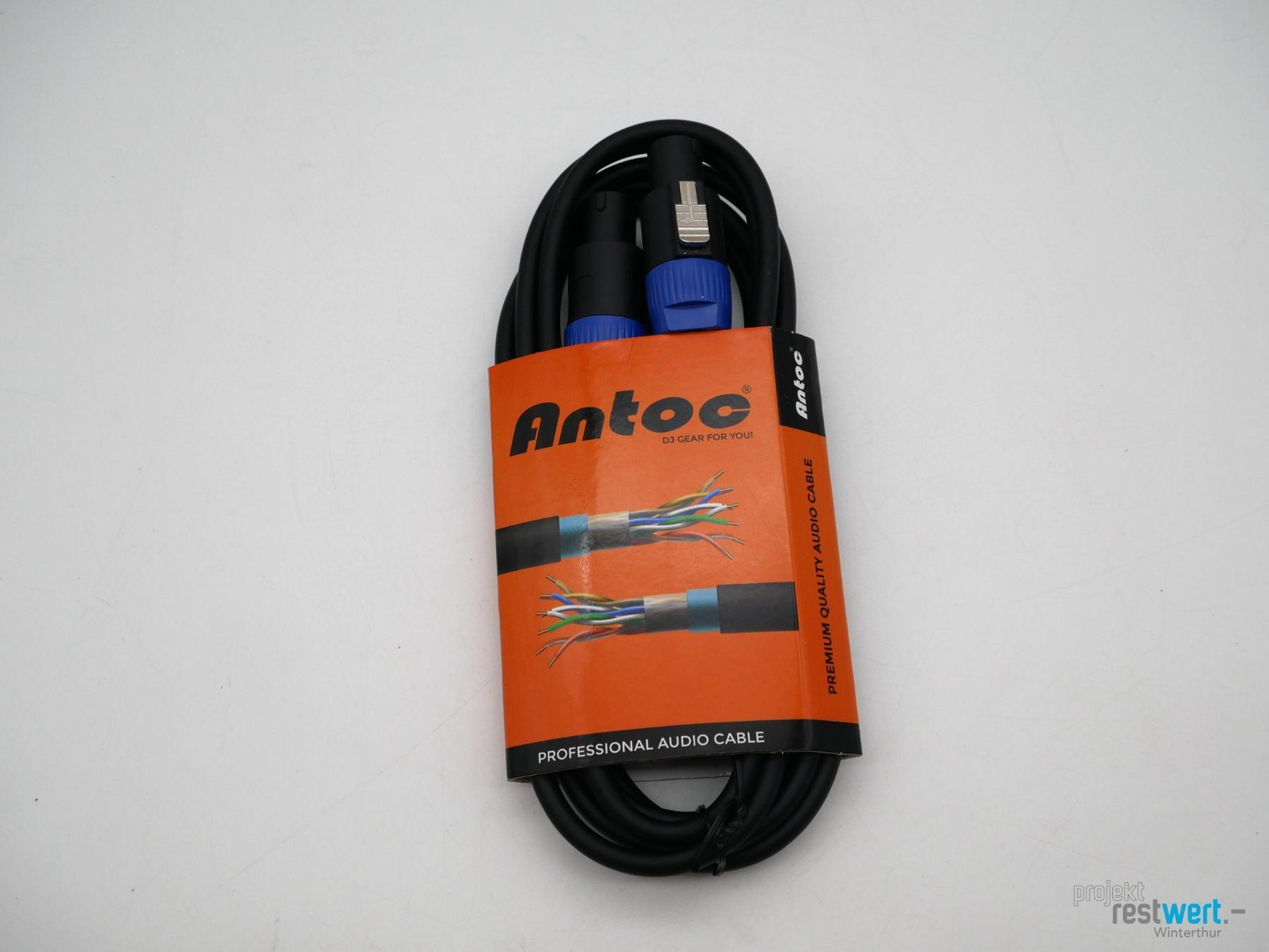 Kabel: ANTOC Speakon Kabel Professional schwarz – Neu (gemäss Beschreibung) aus Winterthur von Restwert_Winterthur 3
