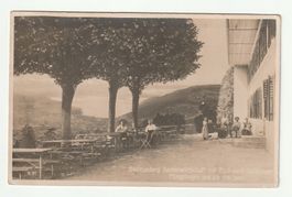 1926 AK Biel Bözingenberg Gartenwirtschaft Drei Seen