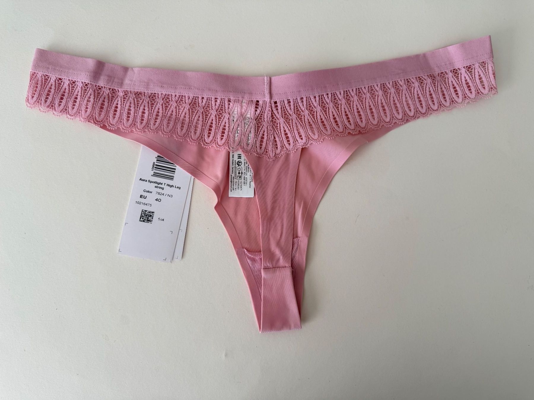 Triumph Altra biancheria intima: TRIUMPH, High Leg String AURA SPOTLIGHT, Grösse 40, Hellrosa – Nuovo e nell'imballaggio originale da Rudolfstetten venduto da gst_g7xl 2