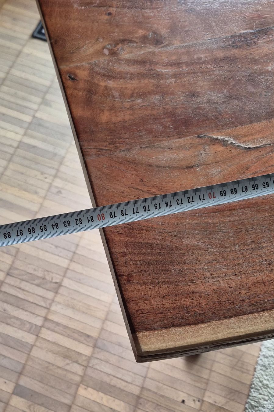 Tavoli: Holztisch mit Gusseisenfuss – Usato da Gerlafingen venduto da Hope72 4