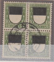Y9) Pro Juventute 1922 4.Block J22, Vollstempel, sehe Scan
