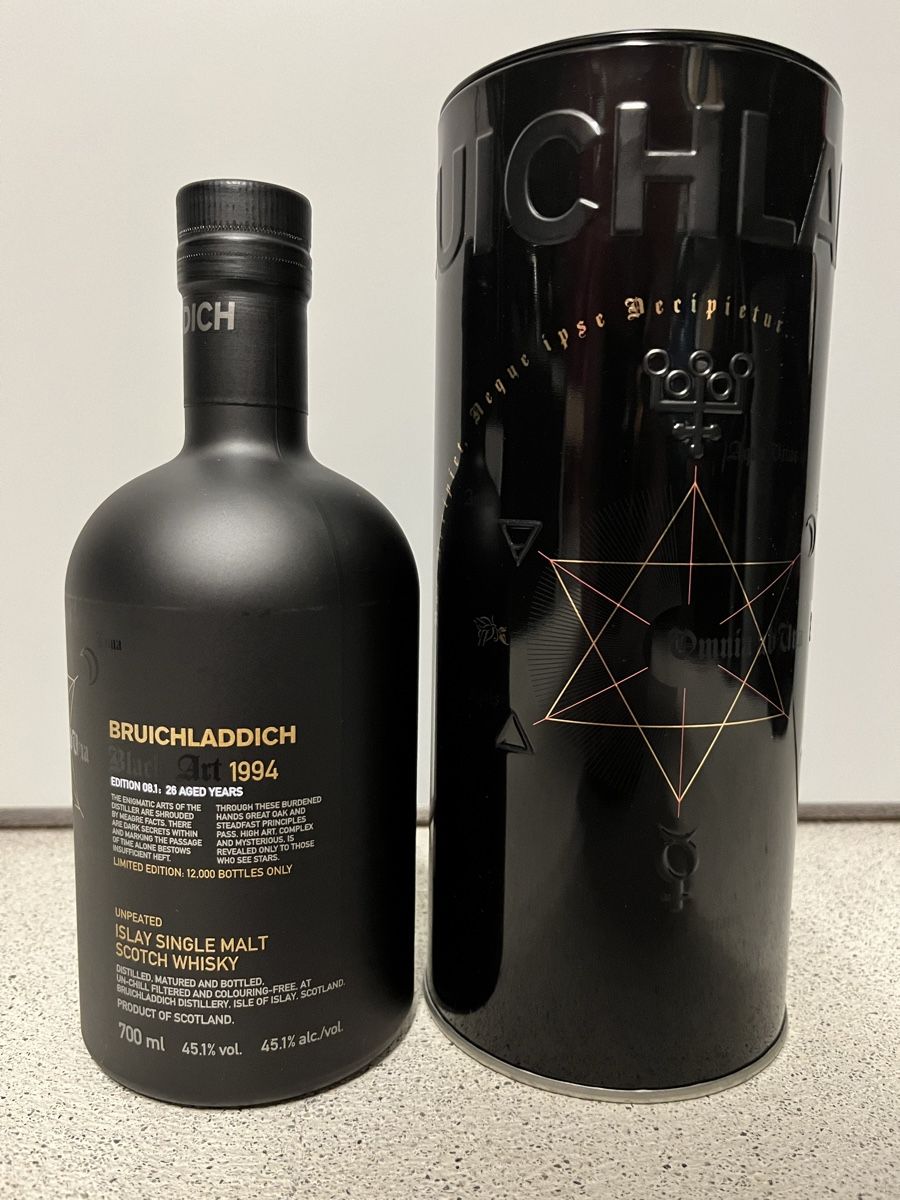Bruichladdich Bevande alcoliche: Bruichladdich Black Art 08.1 26yo 1994 – Nuovo e nell'imballaggio originale da Mönchaltorf venduto da Drammer