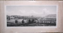 Lausanne grosses Panorama von Wegelin selten