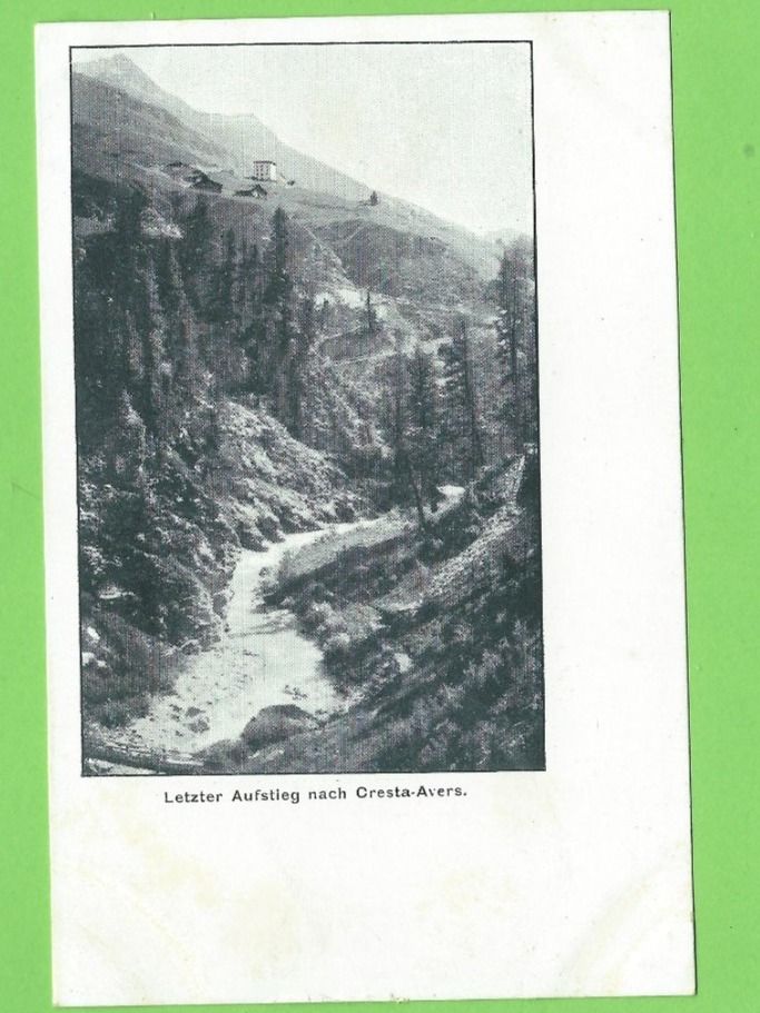 Cartoline postali: Letzter Aufstieg nach Cresta-Avers – Nuovo (secondo la descrizione) da Zürich venduto da t24_de