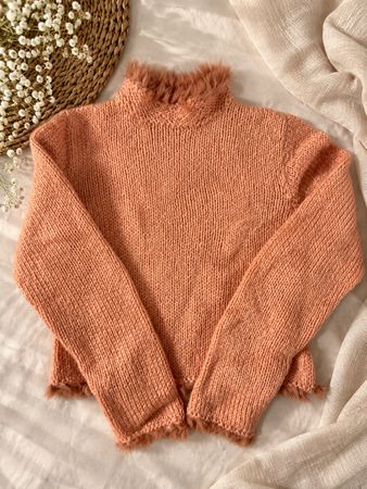Hand gestricktes Pulli gr S (36/38)