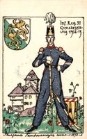 Inf. Reg. 31, Grenzbesetzung 1914/15. Thurgauer Tambourmajor