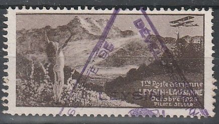 Tous les timbres: Werbevignette Flugmeeting Leysin 31.10.1926 – D'occasion à Fislisbach par Zigzag12