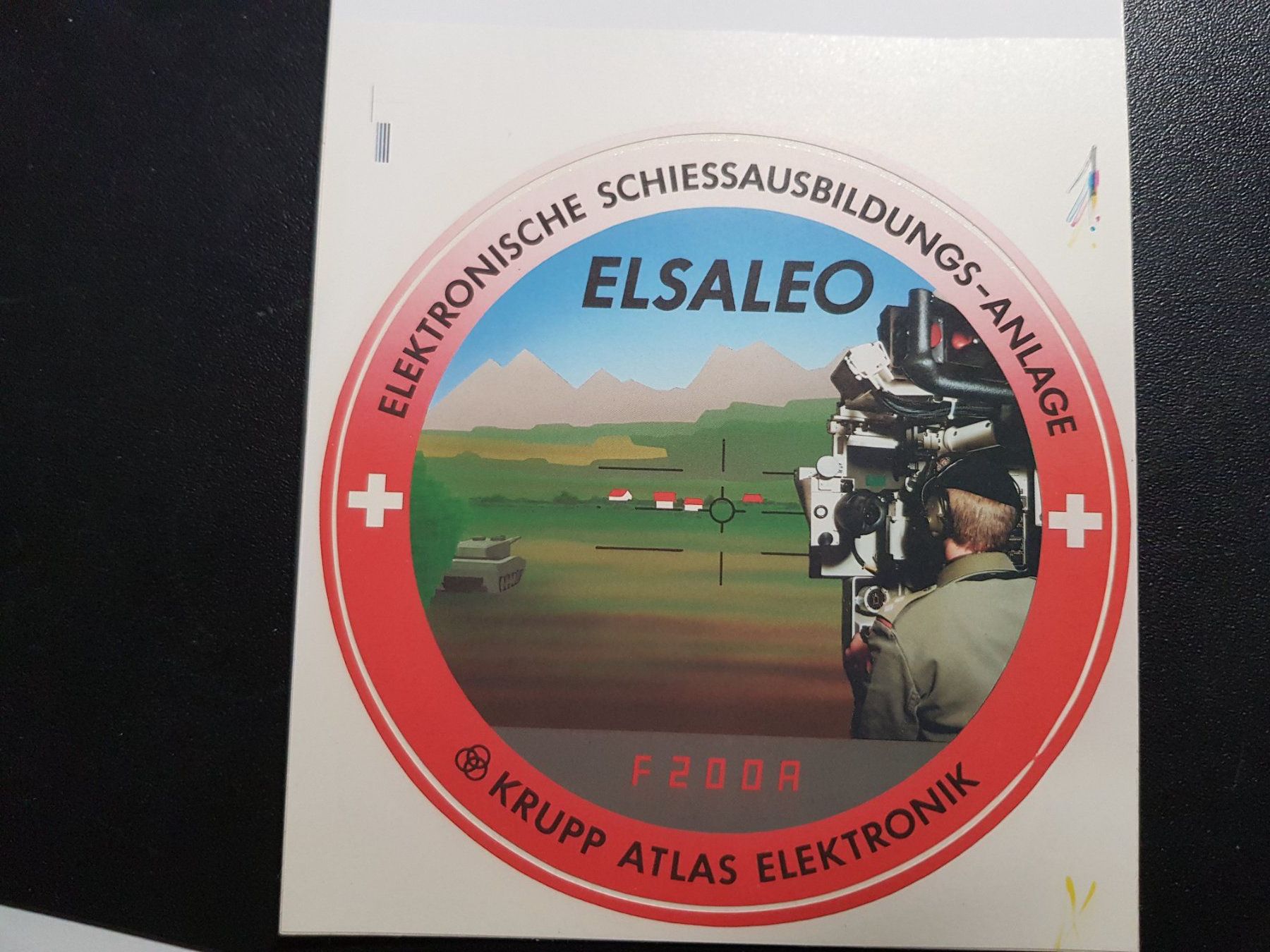 Aufkleber: Abziehbild Aufkleber Schweizer Armee Militär – Gebraucht aus Walterswil BE von Lonitti