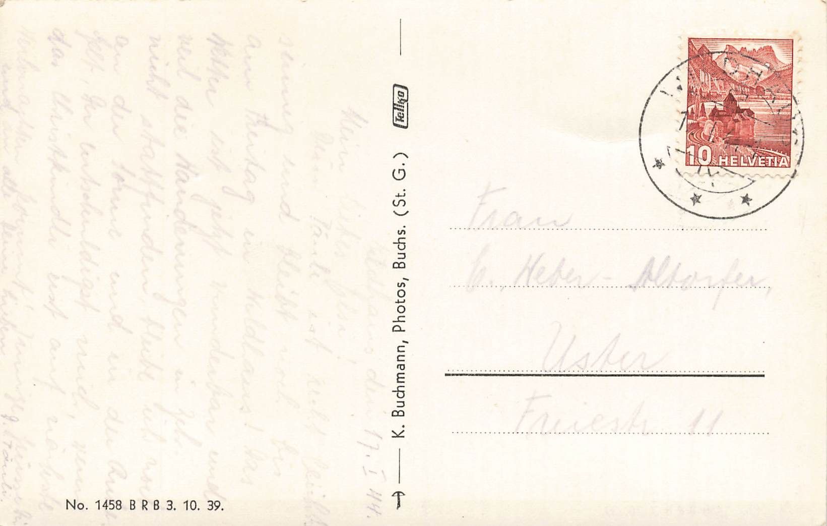 Cartoline postali: Im städtli werdenberg – Usato da Biasca venduto da Blenio71 1