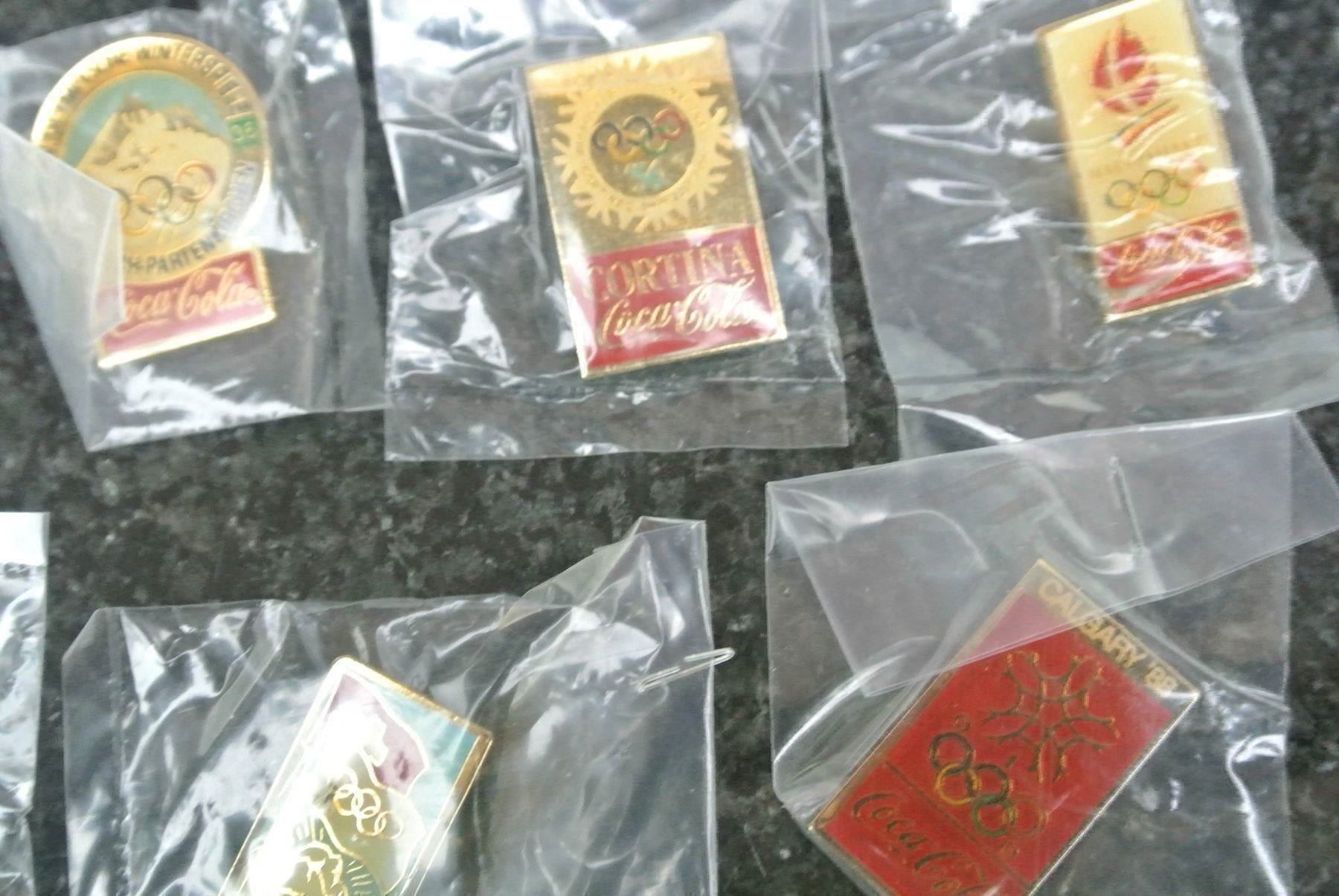 Coca-Cola Placchette & Badge: Coca-Cola Olympic PIN 16 Stück – Nuovo e nell'imballaggio originale da Rotkreuz venduto da nigal 3