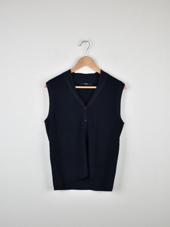 Someday Strick Gilet Gr.38, dunkelblau, neuwertig