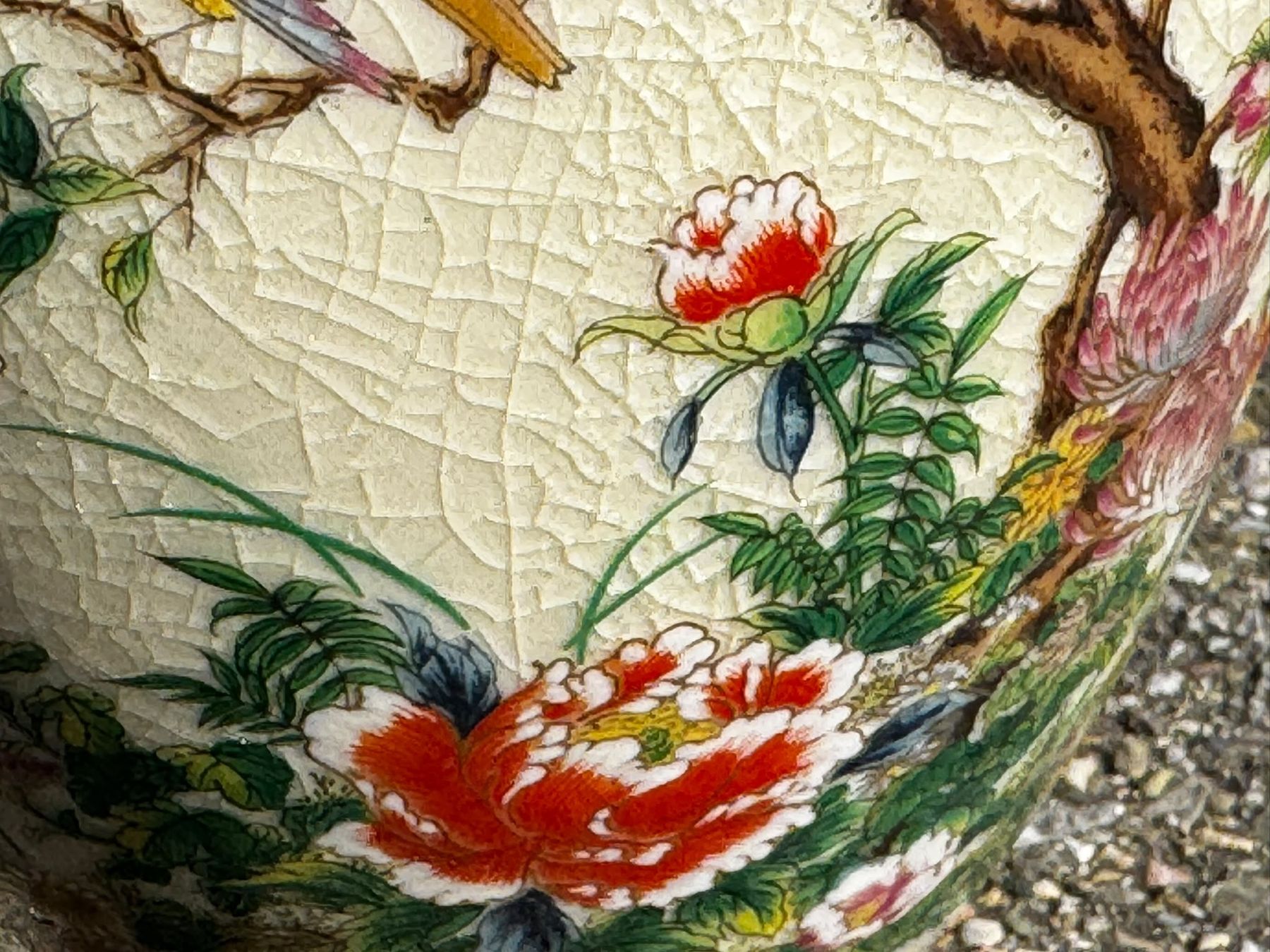 Vasi & Recipienti: Deckelvase mit Baum/Vögel – Usato da Egg b. Zürich venduto da Brocki_Insel_Egg 2