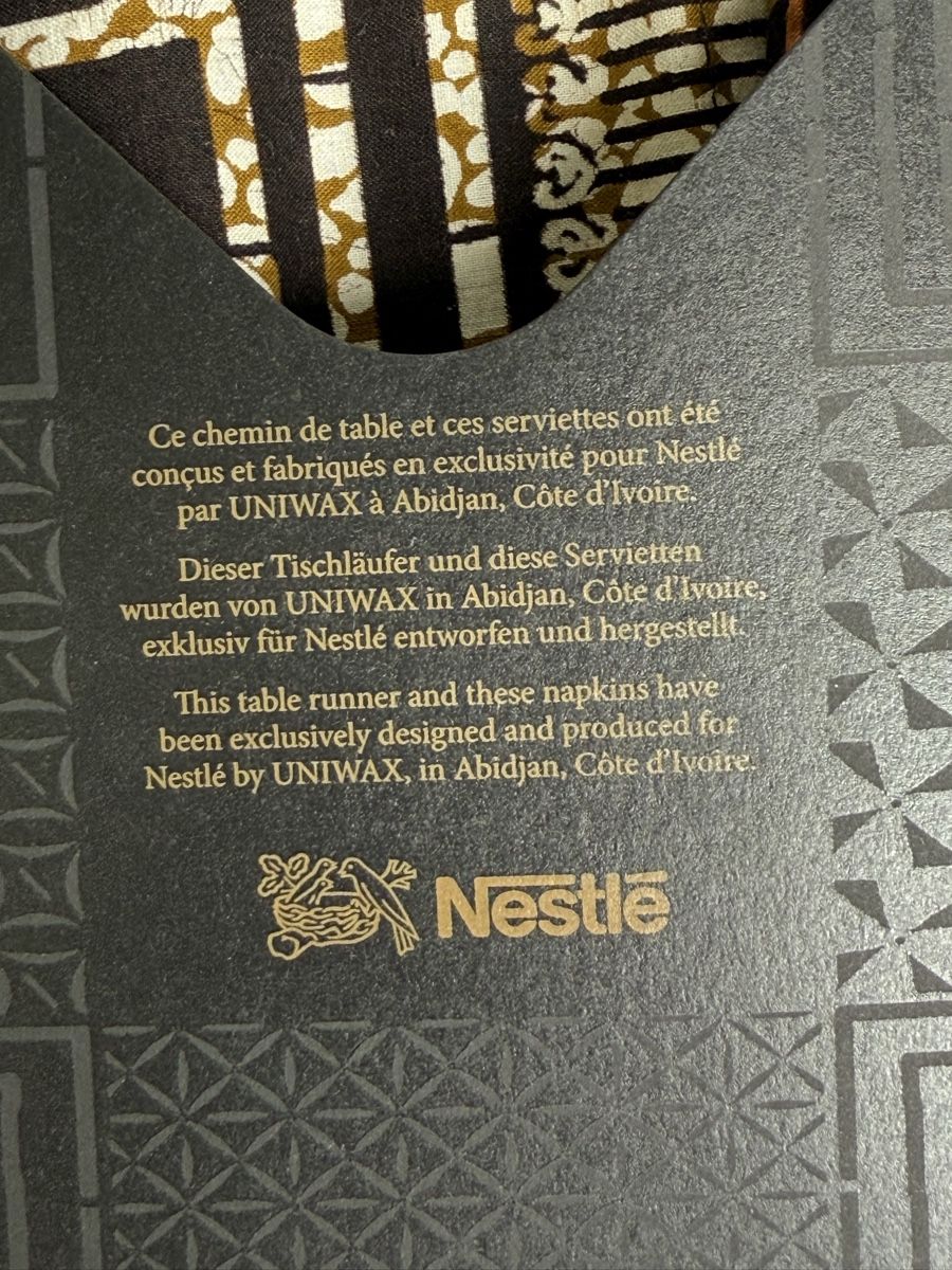 Sonstiges Geschirr: Nestlé UNITWAX Fabric Box - Collectible Designer Set – Gebraucht aus Lausanne von artnouveau04 3