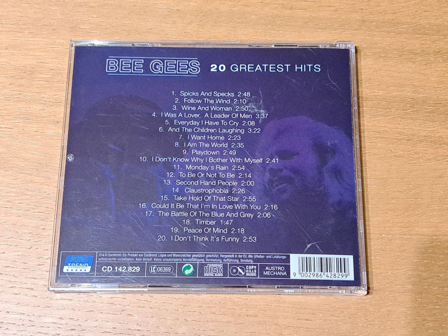 CD: CD BEE GEES, 20 Greatest Hits – Nuovo (secondo la descrizione) da Unterseen venduto da Kanica 1