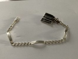 I COCCOLI ID Armband Silber 925 NEU 10g 19.5cm Italy Gravur