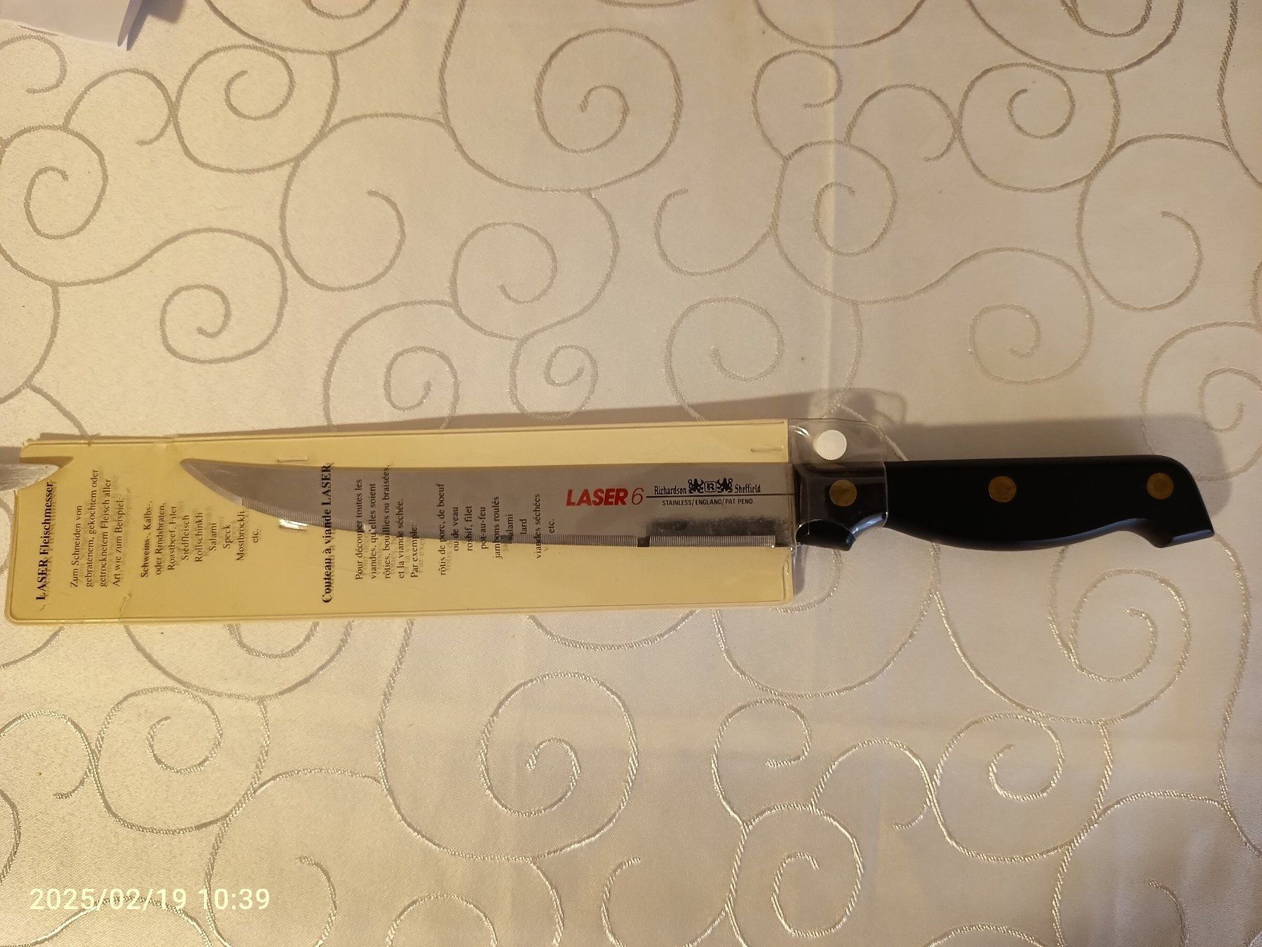 Küchenmesser: Küchenmesser LASER 6 Richardson Sheffield - neu – Neu und originalverpackt aus Zürich von tac_58l2 4