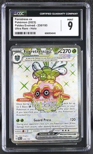 Pokémon Carte collezionabili: Forretress Holo CGC 9 ex Paldea Evolved 230/193 – Usato da Zürich venduto da pokemon_cards