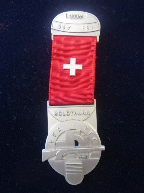 Medaglie: Eidgenössisches Feldschiessen 2018 - Banner Solothurn SO – Nuovo (secondo la descrizione) da Luzern venduto da Horoskop1