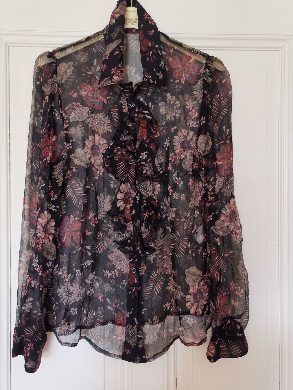 Globus Camicette: Transparente Seidenbluse Globus  – Usato da Uerikon venduto da pink_flamingo