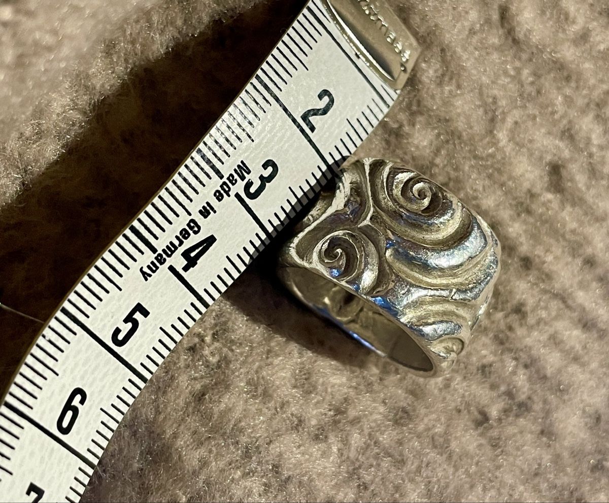 Ringe: Wunderschöner massiver handgefertigter Silberring, Unikat – Gebraucht aus Zürich von Caracol1998 3