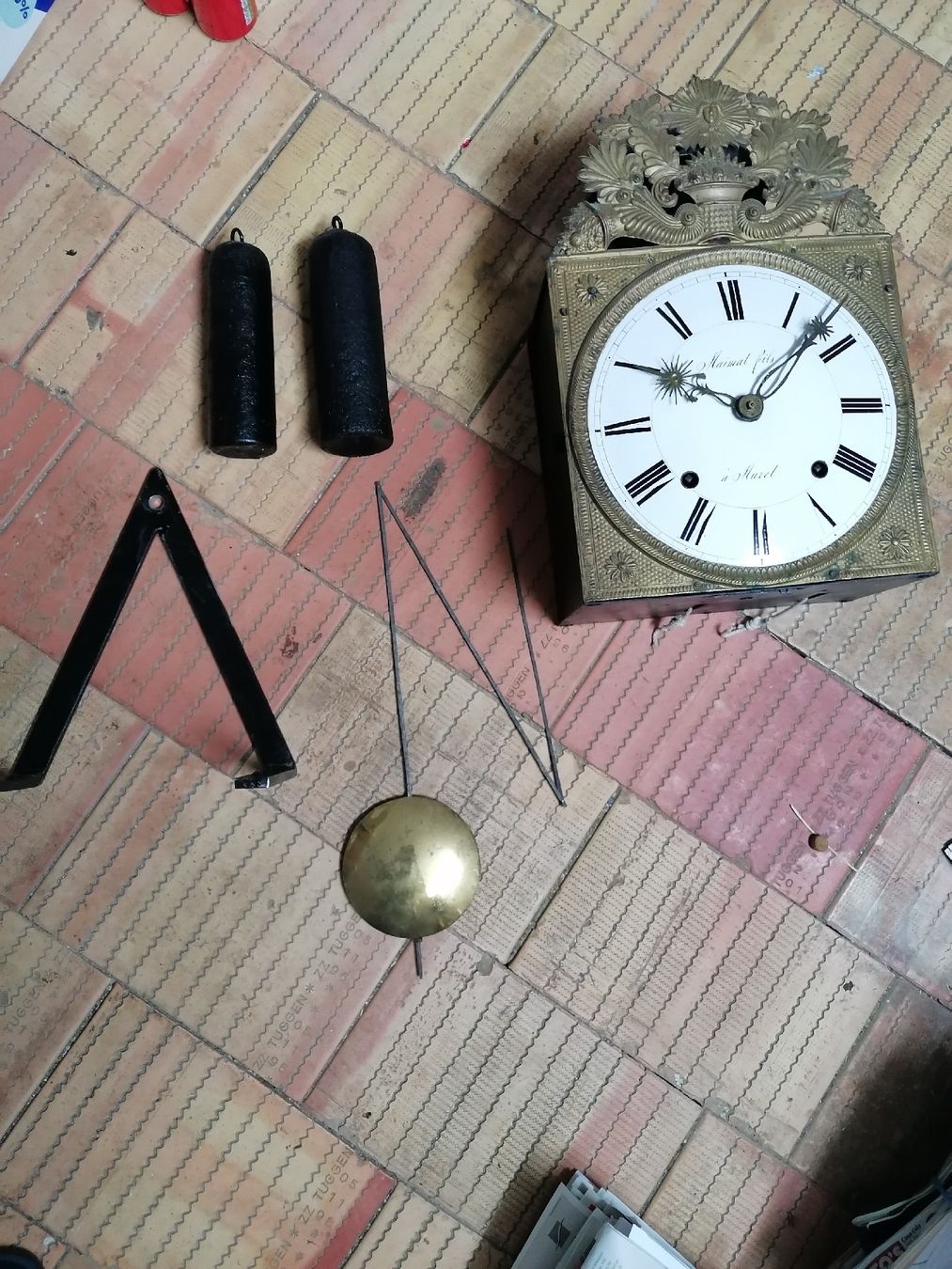 Orologi da terra & Orologi da parete: Comtoise Uhr – Difettoso da Altendorf venduto da knu_86m6