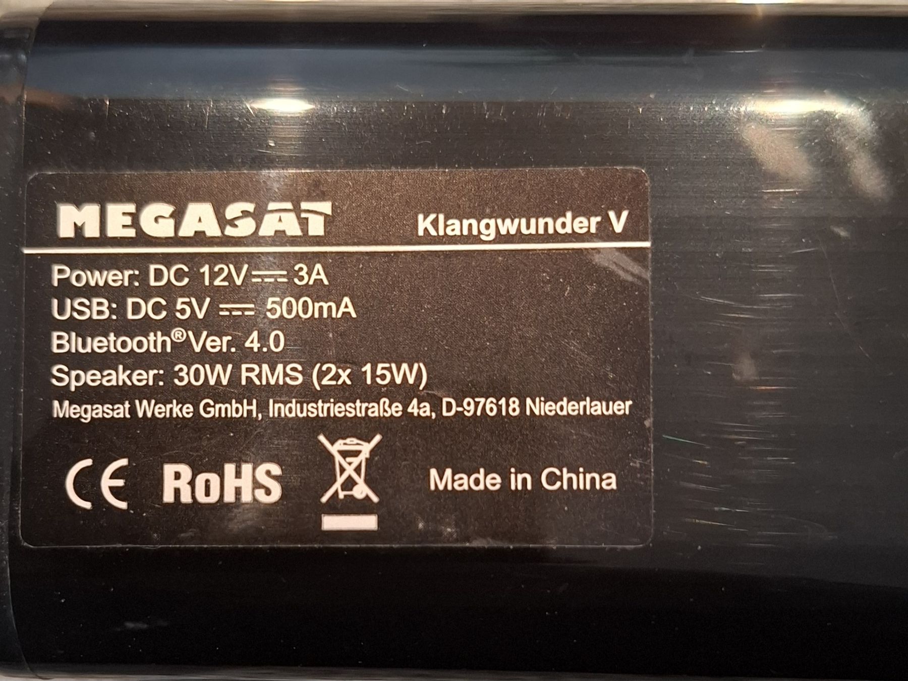 Lautsprecher: Soundbar Megasat 12V – Gebraucht aus Meiringen von Hasli1 2