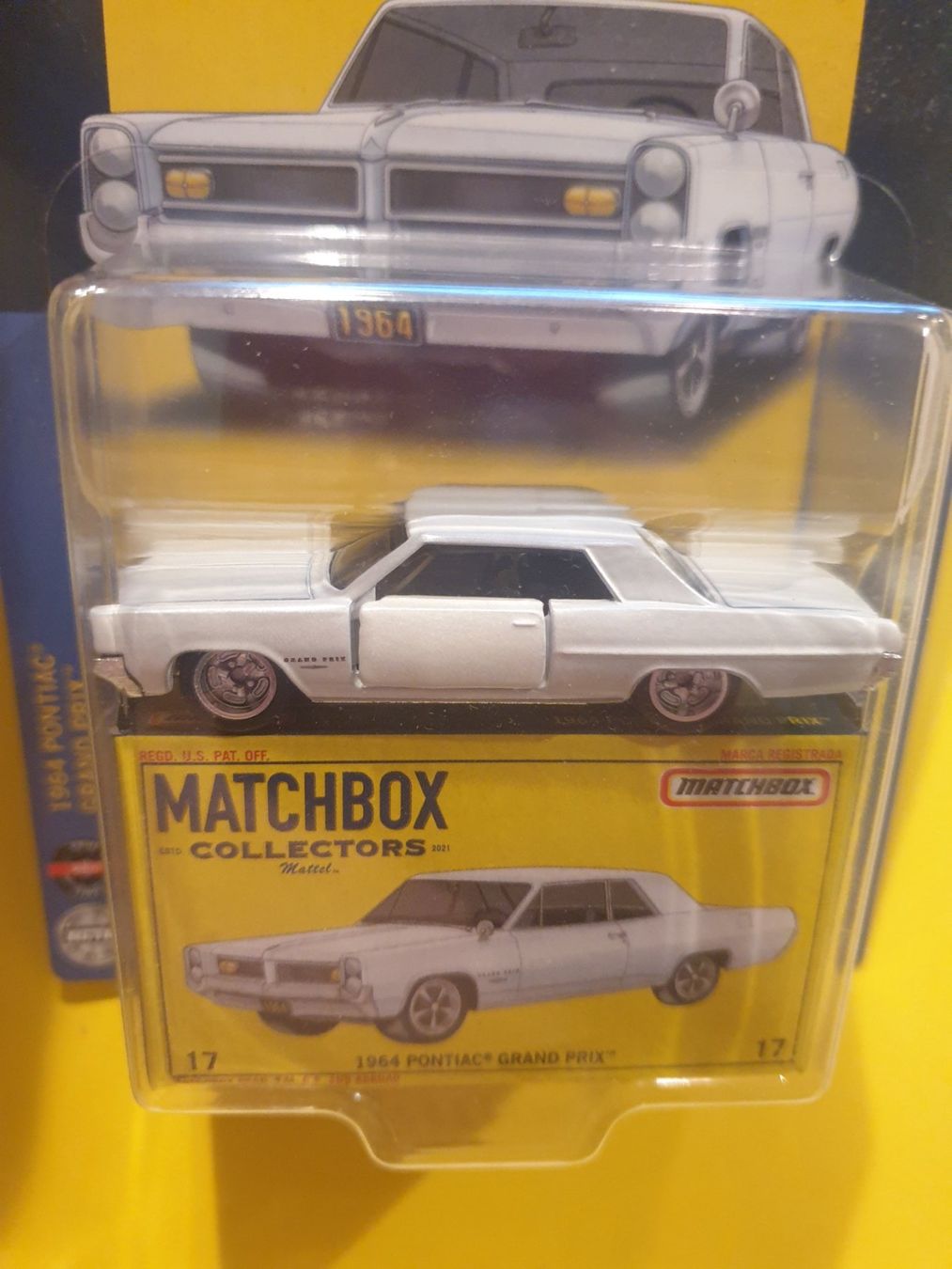 Matchbox Modellini d'auto: Matchbox 1964 PONTIAC GRAND PRIX – Nuovo e nell'imballaggio originale da Oftringen venduto da Rotor 2