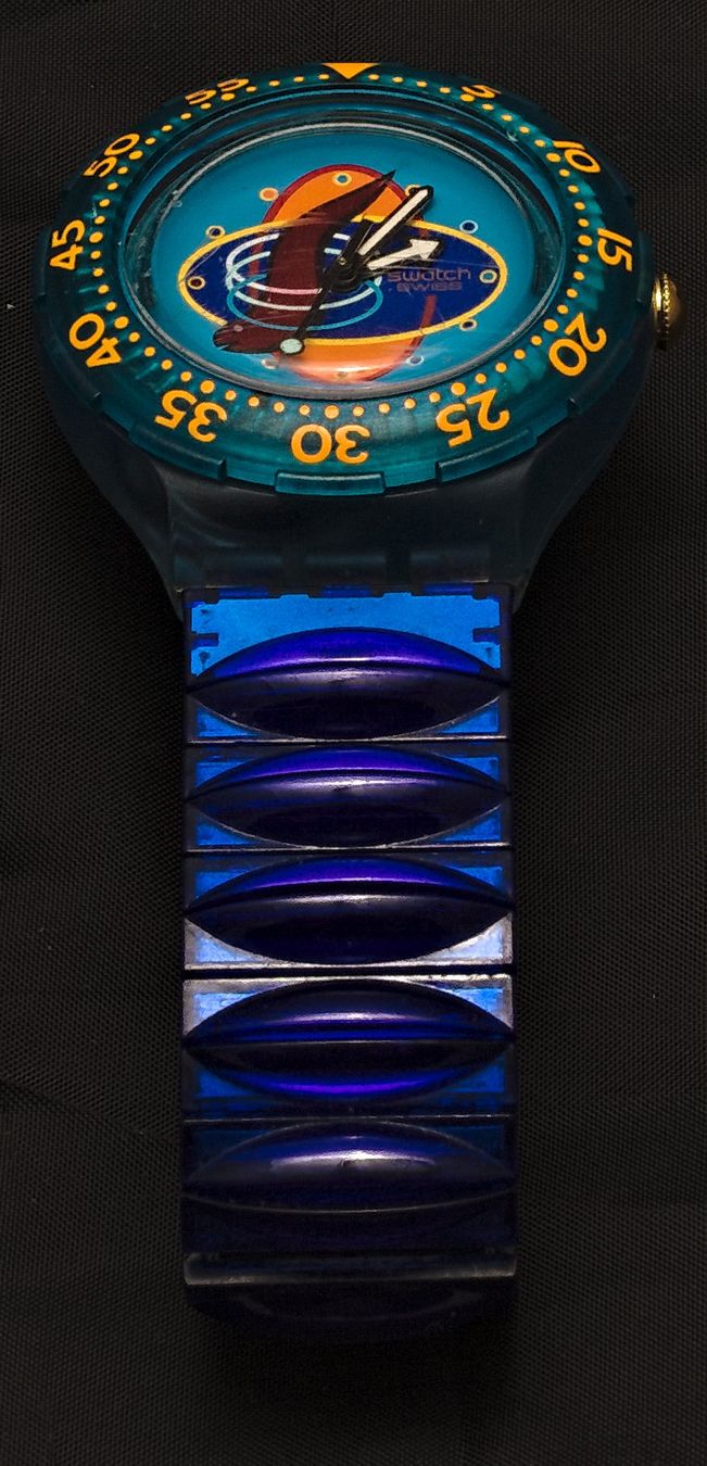 Swatch Uhren: Original Swatch Scuba 200 v '94 "Underpressure" RefNr SDN115 – Gebraucht aus Reinach BL von Thomas_Basel 1