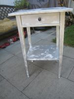 Beistelltisch mit Schublade   Tisch mit Ablage  shabby look