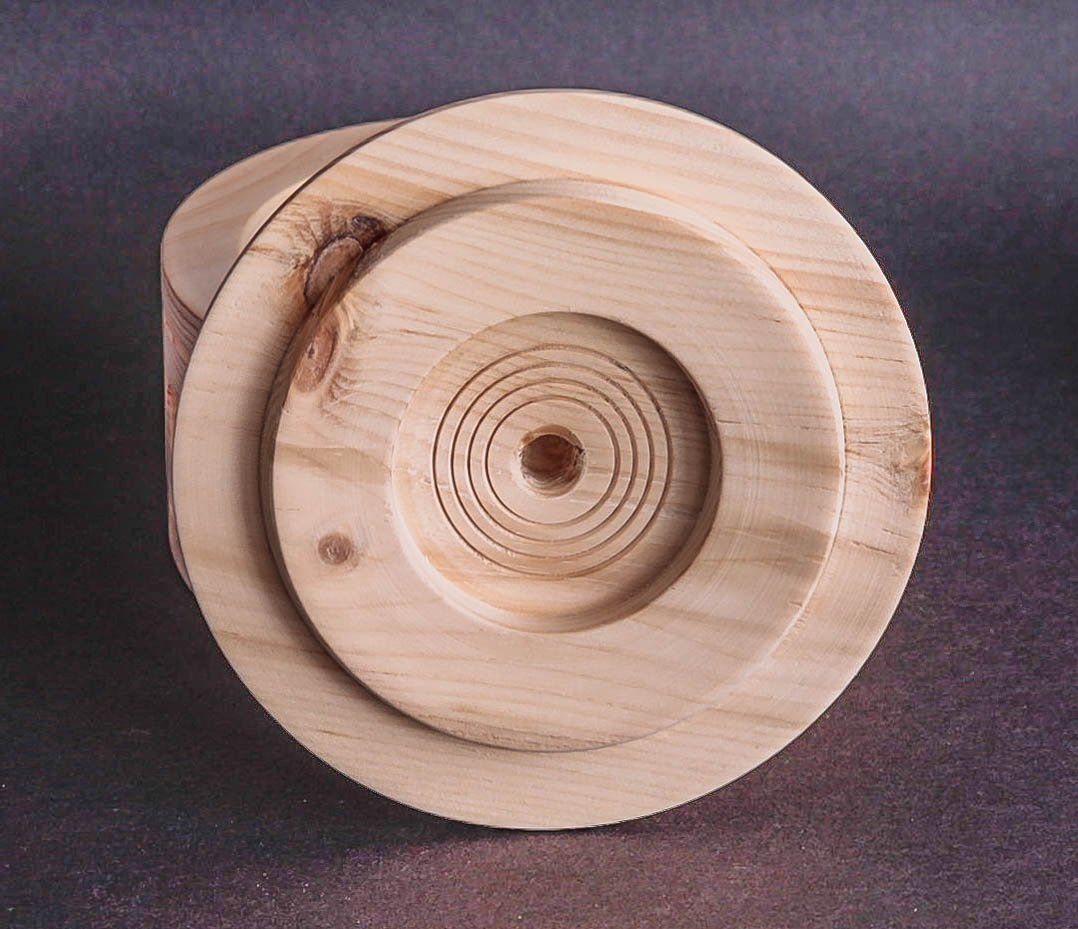 Articoli in legno: Duftdose mit Deckel, Arvenholz – Nuovo (secondo la descrizione) da Wil SG venduto da Fischweiher42 4