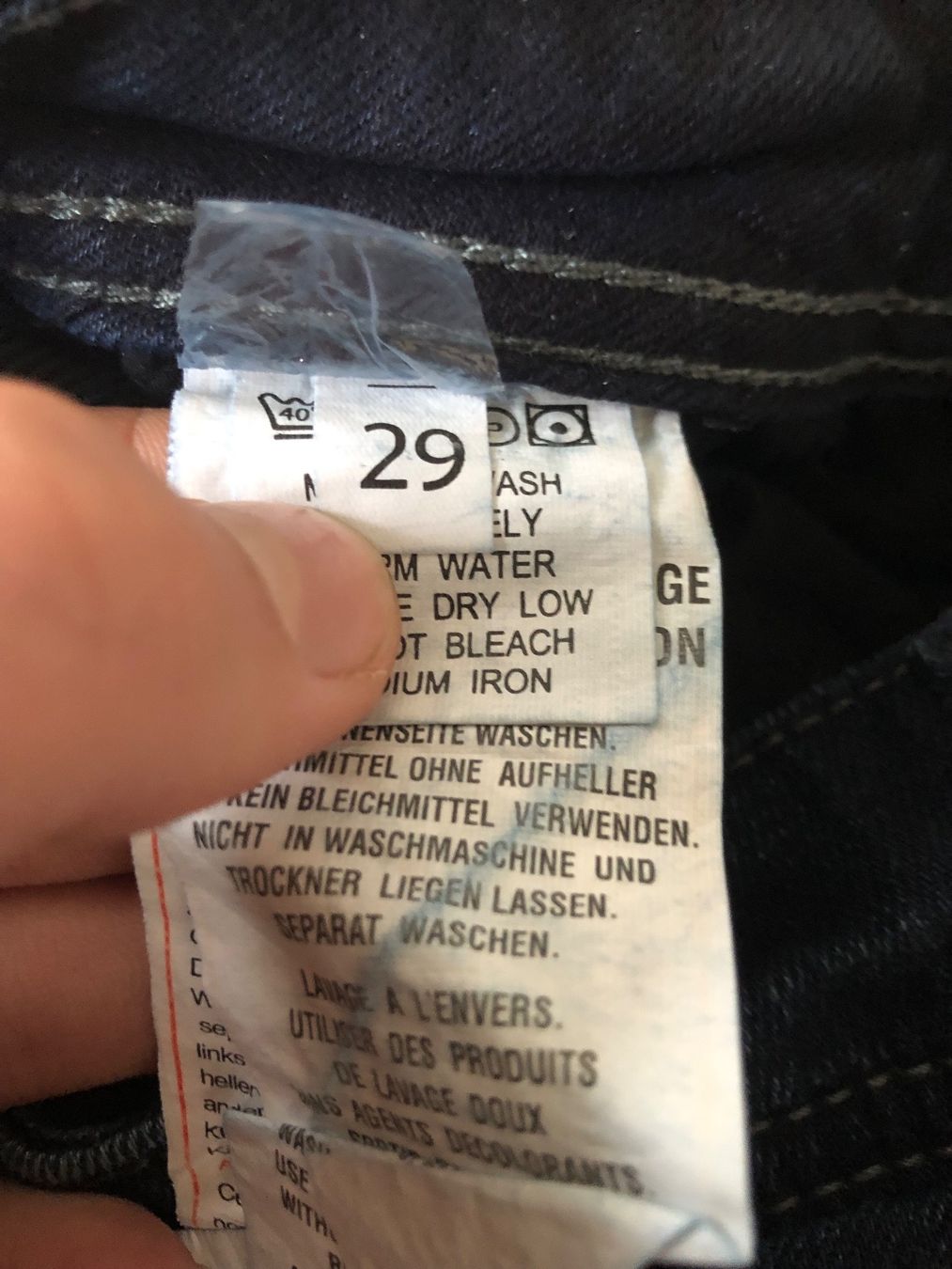 Jeans: Driver Jeans, dunkelblau, Größe 29 – Usato da Kirchdorf AG venduto da Garten2020. 2