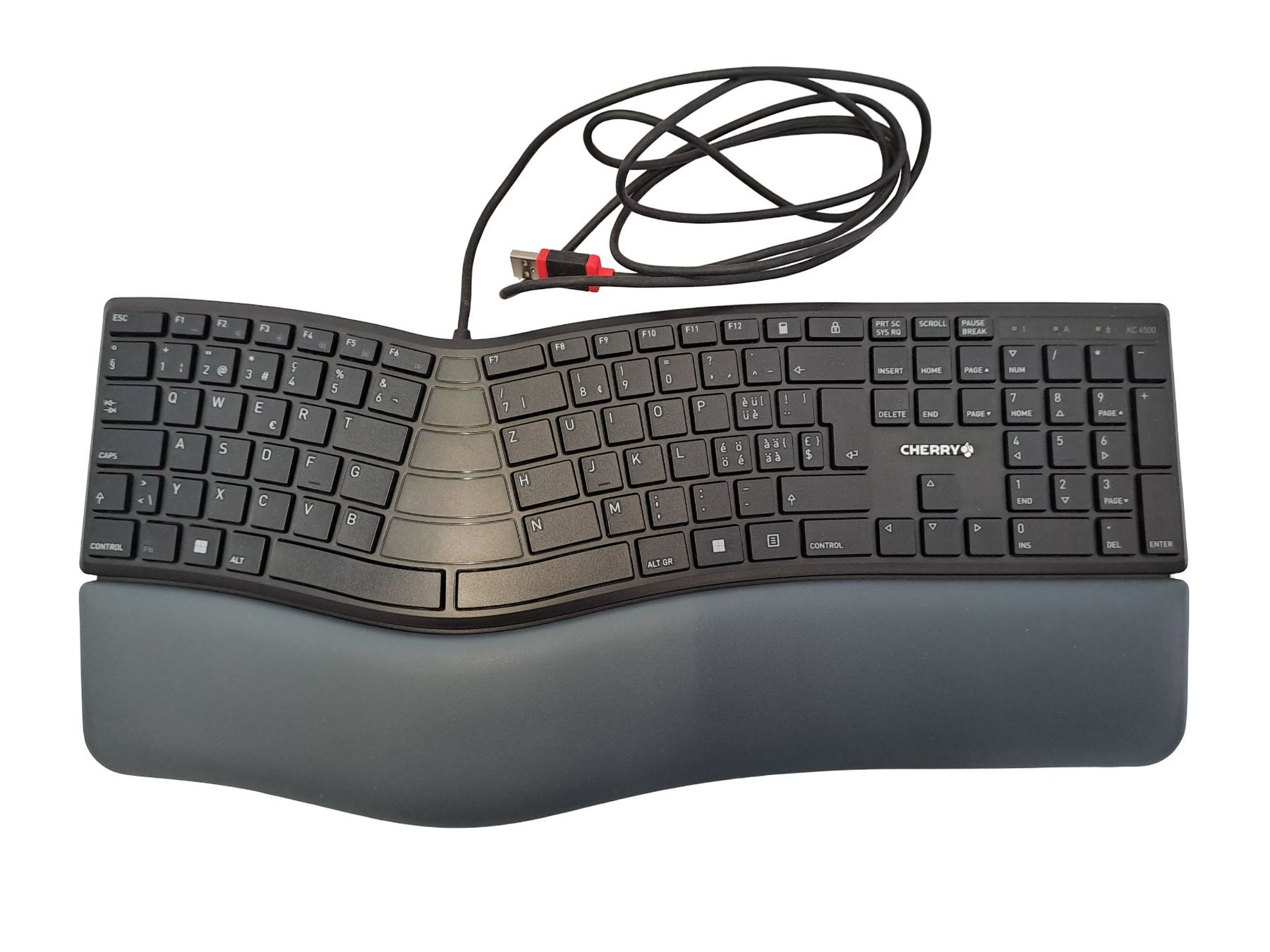 Claviers: CHERRY KC 4500 Ergo Tastatur – Neuf (Voir description) à Männedorf par Restwert_Maennedorf