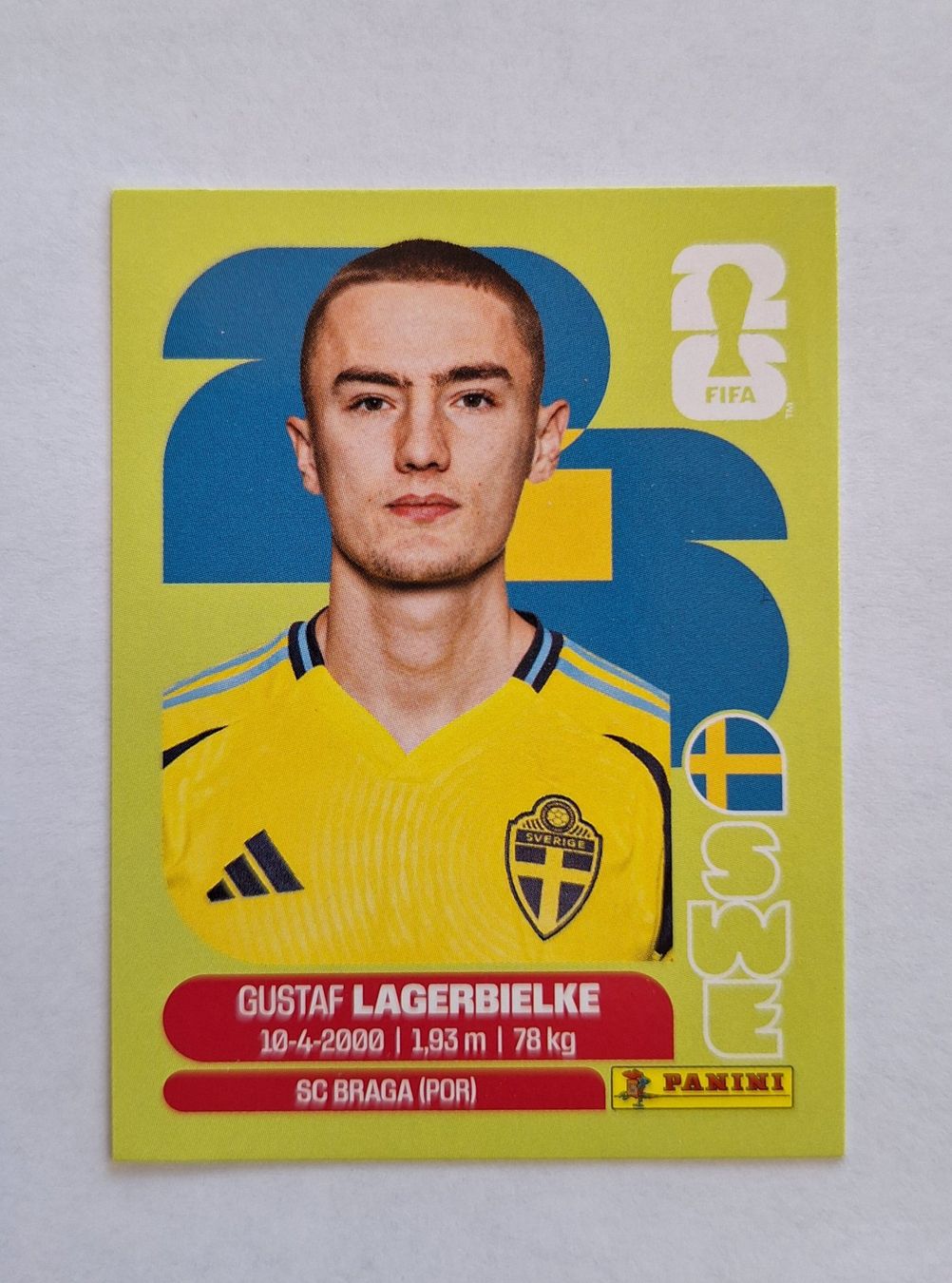 Panini Sammelbilder & Trading cards: Panini Gustaf Lagerbielke SWE 7 – Neu (gemäss Beschreibung) aus Romanens von Crocette