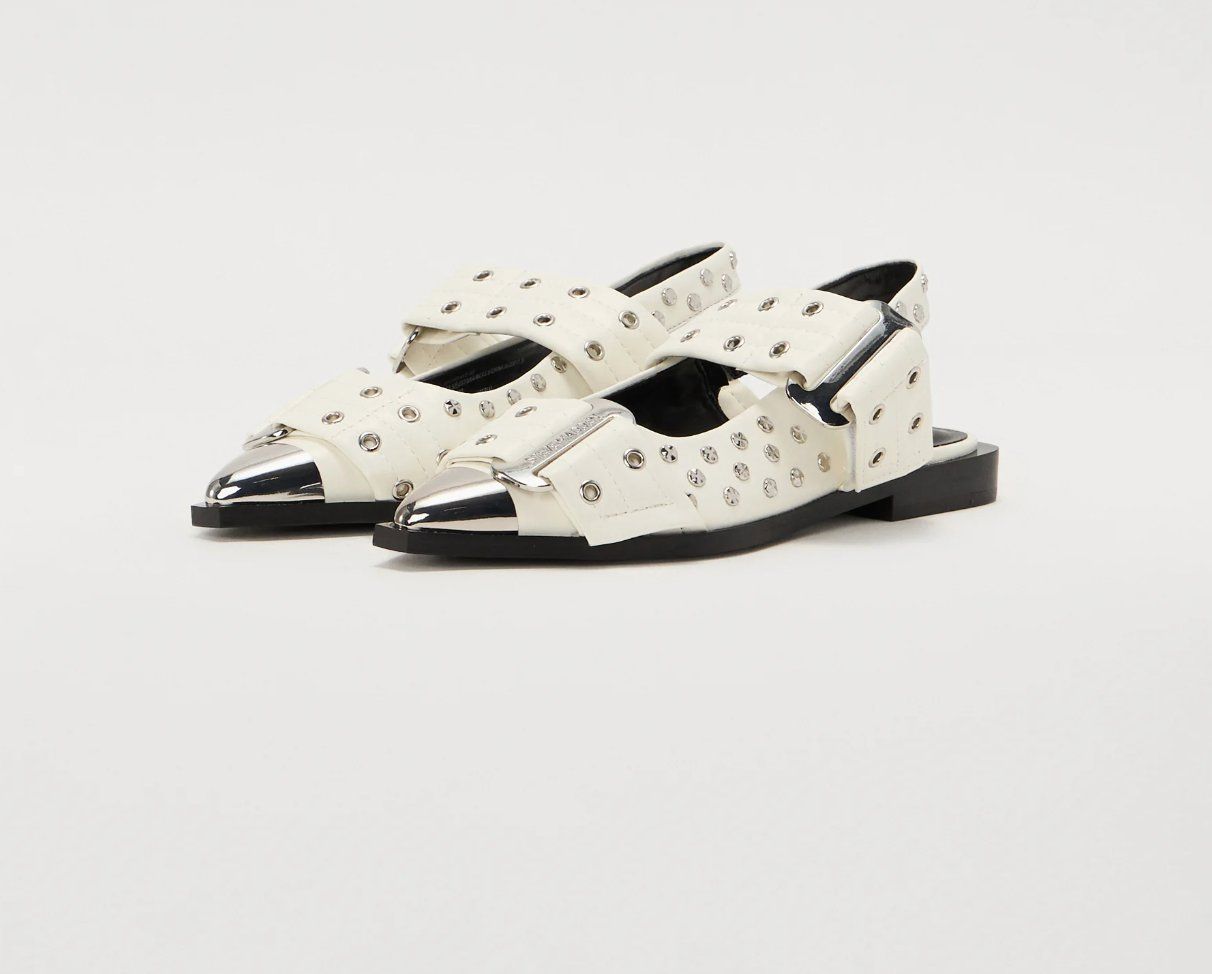 Steve Madden Damenschuhe: Steve Madden Sling-Ballerina white – Neu (gemäss Beschreibung) aus Männedorf von jad_l7jg 1