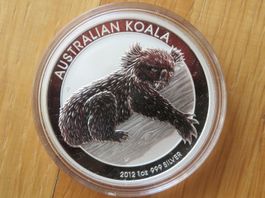 1Unze Silber Münze Koala 2012 Australien