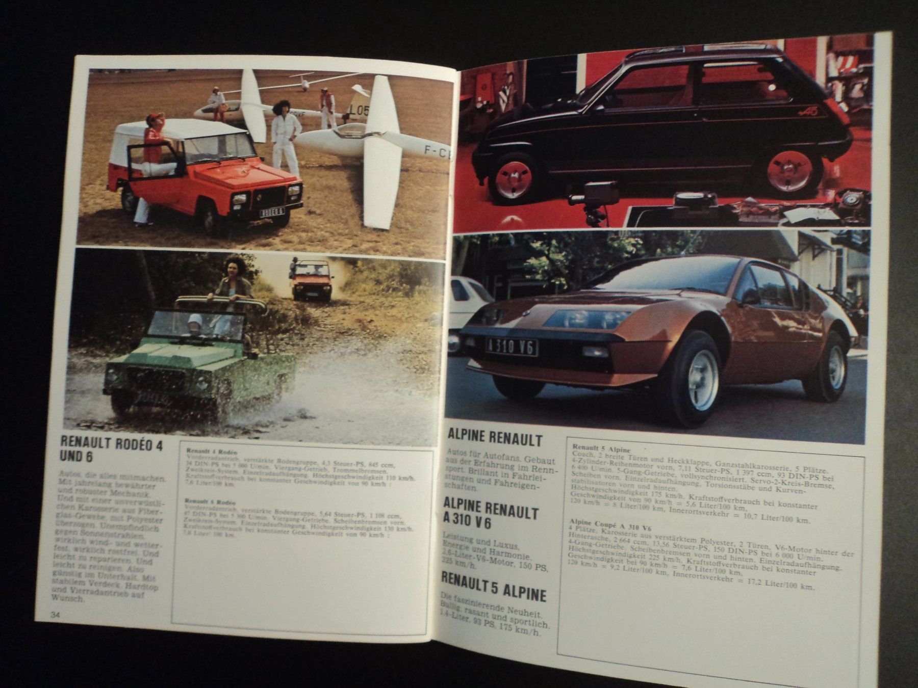 Renault Dokumente: Prospekt Renault Programm 1978 5Alpine A310 15/17 6 16 20 30 – Gebraucht aus Schwarzenburg von modelCARama 9