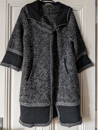 TENSIONE : Manteau en tricot/laine bouillie lagenlook S