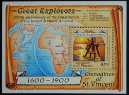 St.Vincent Grenadines Kat. Block 34 ** 1988